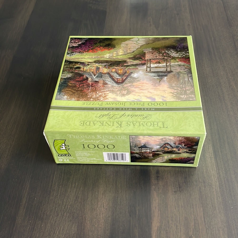 Ceaco Thomas Kinkade Make A Wish Cottage 1000 Piece Jigsaw Puzzle Brand New - Picture 6 of 13